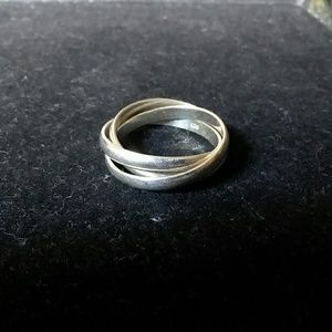 Triple Sterling Silver Bands